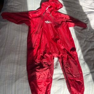 Waterproof RED Tuffo one piece